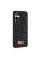 Onegif Samsung Galaxy S25 Bright Simli Kapak - Siyah