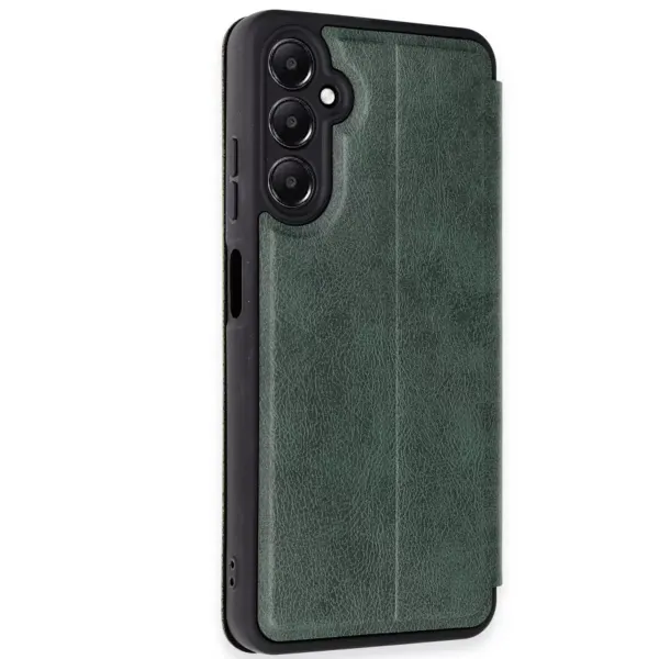 Samsung Galaxy A26 Kılıf Flip Cover - Koyu Yeşil