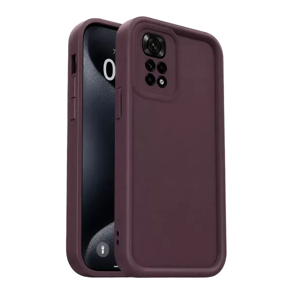 Xiaomi Redmi 10 2022 Kılıf Viera Silikon - Mürdüm