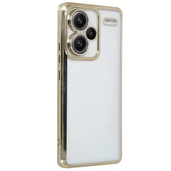 Xiaomi Redmi Note 13 Pro Plus Kılıf Razer Lensli Silikon - Gold