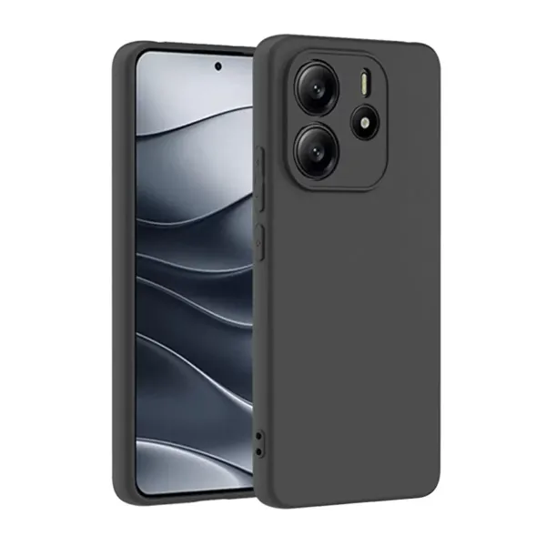 Xiaomi Redmi Note 14 4g Kılıf First Silikon - Siyah