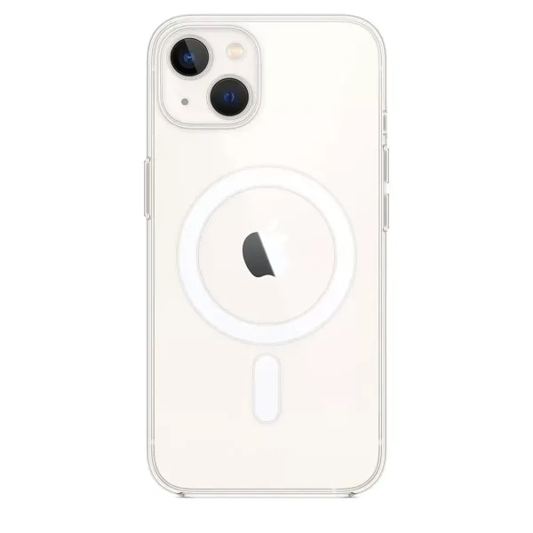 Apple İphone 15 Plus Kılıf Pc Real Magsafe Kapak - Şeffaf