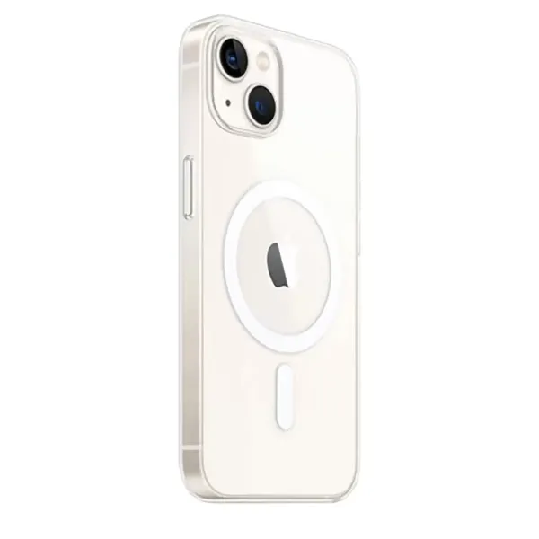 Apple İphone 15 Plus Kılıf Pc Real Magsafe Kapak - Şeffaf