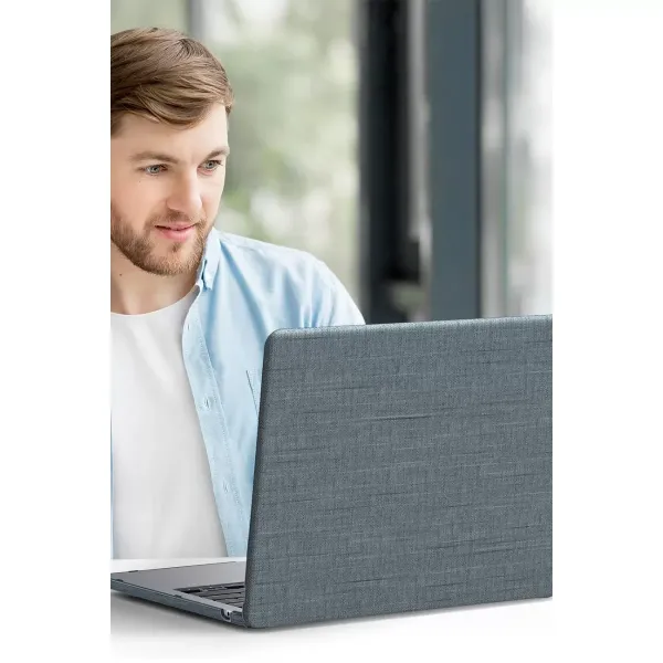 Apple Macbook Pro 13 2020 Macbook Kumaş Kapak - Gri
