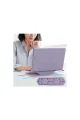 Apple Macbook Air 15 2023 Macbook Kumaş Kapak - Mor