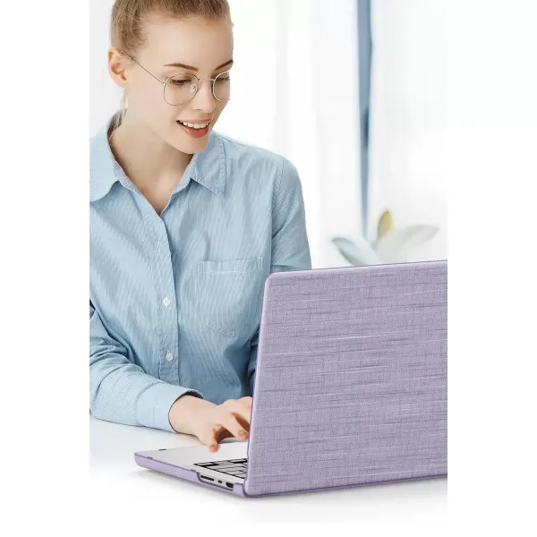 Apple Macbook Air 13.6 Macbook Kumaş Kapak - Mor