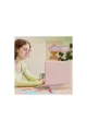 Apple Macbook Air 15 2024 Macbook Deri Kapak - Pembe