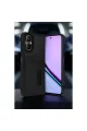 Realme 12 Lite Kılıf Sara Kartvizitli Deri Kılıf - Taba