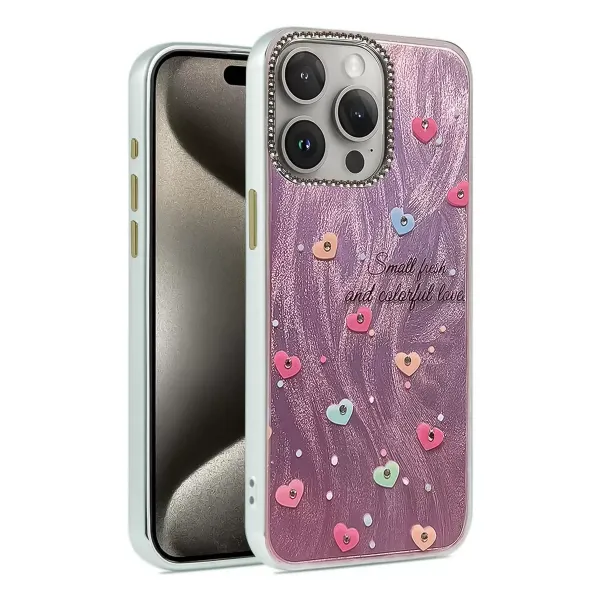 Apple İphone 14 Pro Kılıf Blade Aynalı Desenli Kapak - Desen 8