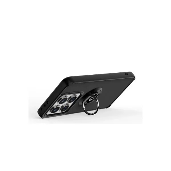 Xiaomi Mi 14t Pro Kılıf Montreal Yüzüklü Silikon Kapak - Siyah