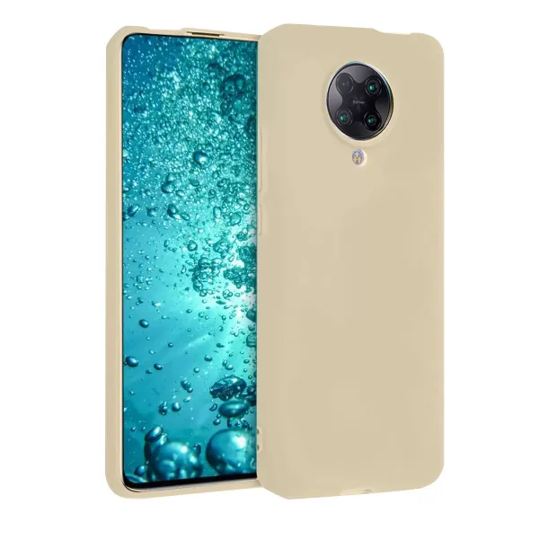 Xiaomi Redmi K30 Pro Kılıf Nano İçi Kadife Silikon - Kemik