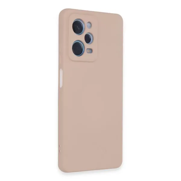Xiaomi Redmi Note 12 Pro 5g Kılıf Nano İçi Kadife Silikon - Pudra