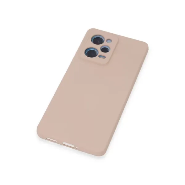 Xiaomi Redmi Note 12 Pro 5g Kılıf Nano İçi Kadife Silikon - Pudra