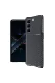 İnfinix Hot 50 4g Kılıf Auto Focus Karbon Kapak - Siyah