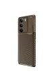 Realme C75 4g Auto Focus Karbon Kapak - Kahverengi