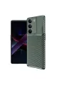 Realme C75 4g Auto Focus Karbon Kapak - Koyu Yeşil