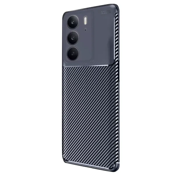 Realme C75 4g Auto Focus Karbon Kapak - Lacivert