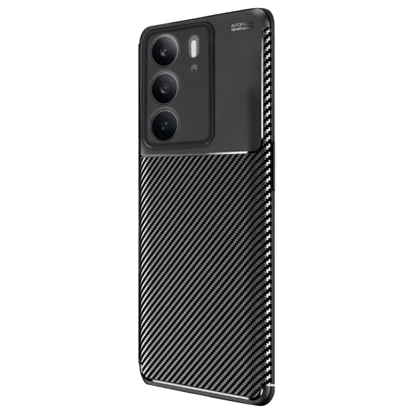 Realme C75 4g Auto Focus Karbon Kapak - Siyah