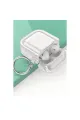 Apple Airpods 4 (4.nesil) Shiny Şeffaf Kılıf - Siyah