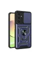 Samsung Galaxy S24 Fe Pars Lens Yüzüklü Silikon - Lacivert