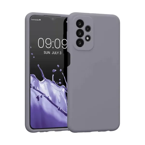 Samsung Galaxy A23 4g Kılıf First Silikon - Gri