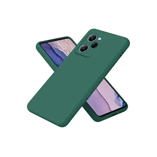 Xiaomi Poco X5 Pro 5g Nano İçi Kadife Silikon - Koyu Yeşil