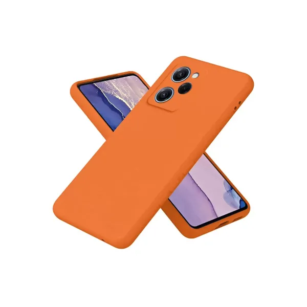 Xiaomi Poco X5 Pro 5g Nano İçi Kadife Silikon - Turuncu