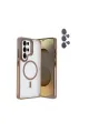 Joko Samsung Galaxy S25 Ultra Flet Lens Magsafe Kapak - Gold