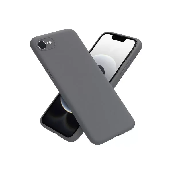 Apple İphone 16e Kılıf First Silikon - Gri