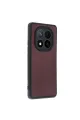 Xiaomi Redmi Note 14 Pro 5g Kılıf Aras Deri Kapak - Bordo