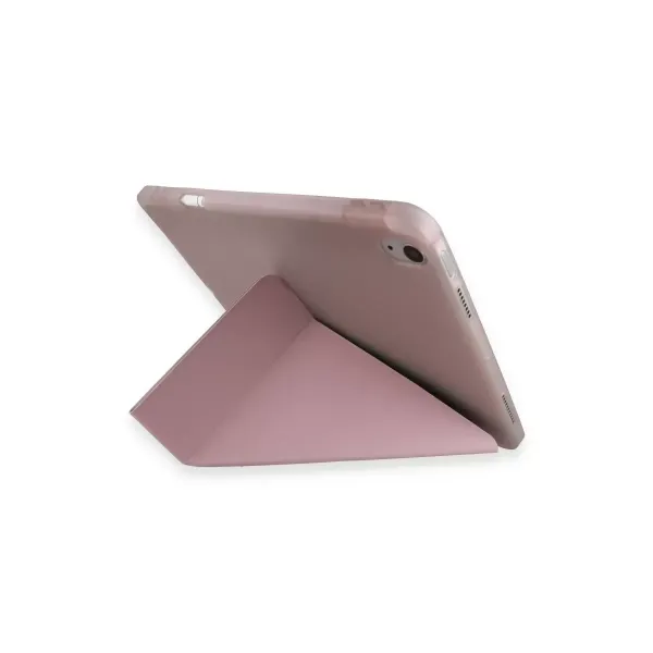 Huawei Honor Pad V9 Kılıf Kalemlikli Mars Tablet Kılıfı - Rose Gold