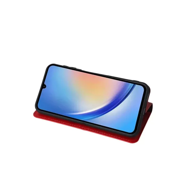 Apple İphone 15 Trend S Plus Kapaklı Kılıf - Siyah
