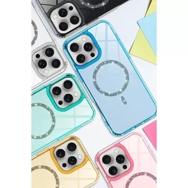 Apple İphone 11 Live Diamond Magsafe Kapak - Yeşil