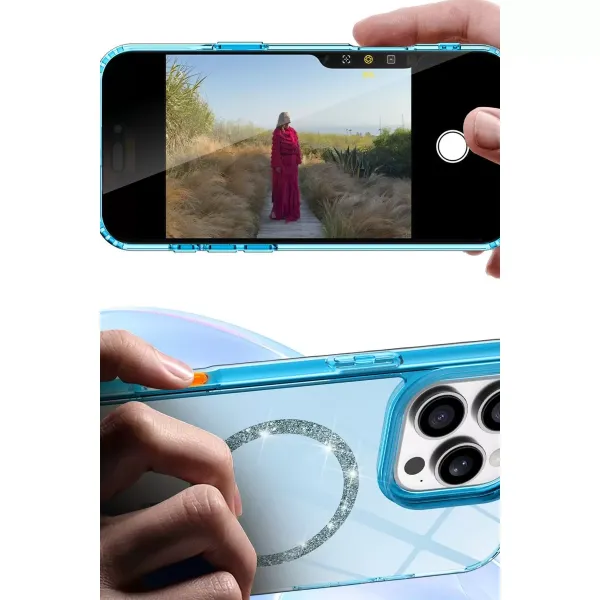 Apple İphone 12 Live Diamond Magsafe Kapak - Siyah