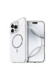 Apple İphone 16 Pro Live Diamond Magsafe Kapak - Şeffaf