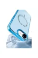 Apple İphone 16e Live Diamond Magsafe Kapak - Mavi