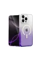 Apple İphone 14 Pro Max Pummel Shiny Magsafe Kapak - Mor