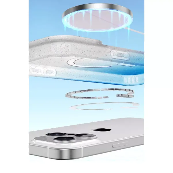 Apple İphone 15 Plus Pummel Shiny Magsafe Kapak - Siyah