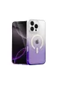 Apple İphone 16 Pro Pummel Shiny Magsafe Kapak - Mor