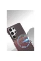 Samsung Galaxy S24 Ultra Vega Magsafe Kapak - Kırmızı