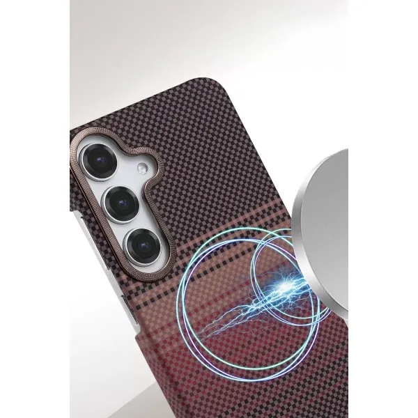 Samsung Galaxy S24 Fe Vega Magsafe Kapak - Çöl Titanyum