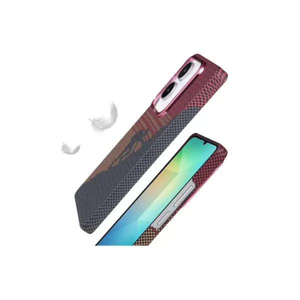 Samsung Galaxy A06 Vega Magsafe Kapak - Kırmızı