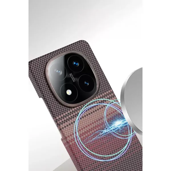 Xiaomi Redmi Note 14 Pro 5g Vega Magsafe Kapak - Yeşil