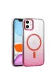Apple İphone 12 Glossy Magsafe Kapak - Pembe