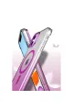 Apple İphone 12 Glossy Magsafe Kapak - Pembe