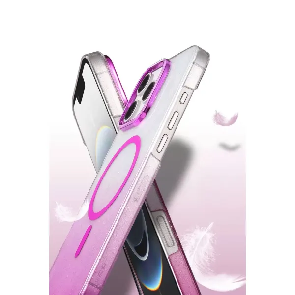 Apple İphone 16 Pro Max Glossy Magsafe Kapak - Siyah