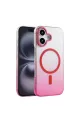 Apple İphone 16 Plus Glossy Magsafe Kapak - Pembe