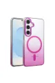 Samsung Galaxy S25 Glossy Magsafe Kapak - Mor