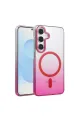 Samsung Galaxy S25 Glossy Magsafe Kapak - Pembe