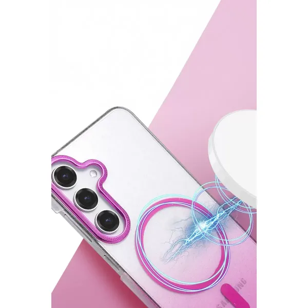 Samsung Galaxy S25 Glossy Magsafe Kapak - Siyah